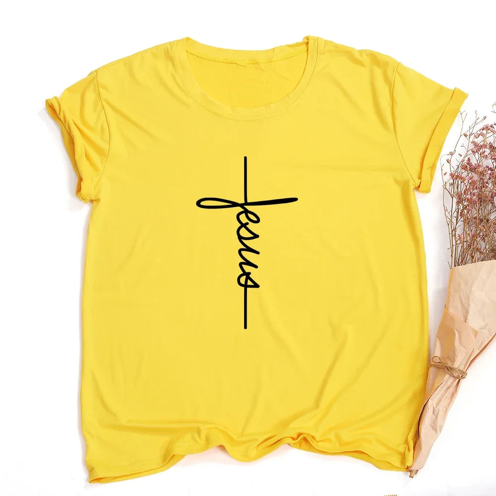 Faith Cross Jesus Christian Women's T-Shirt