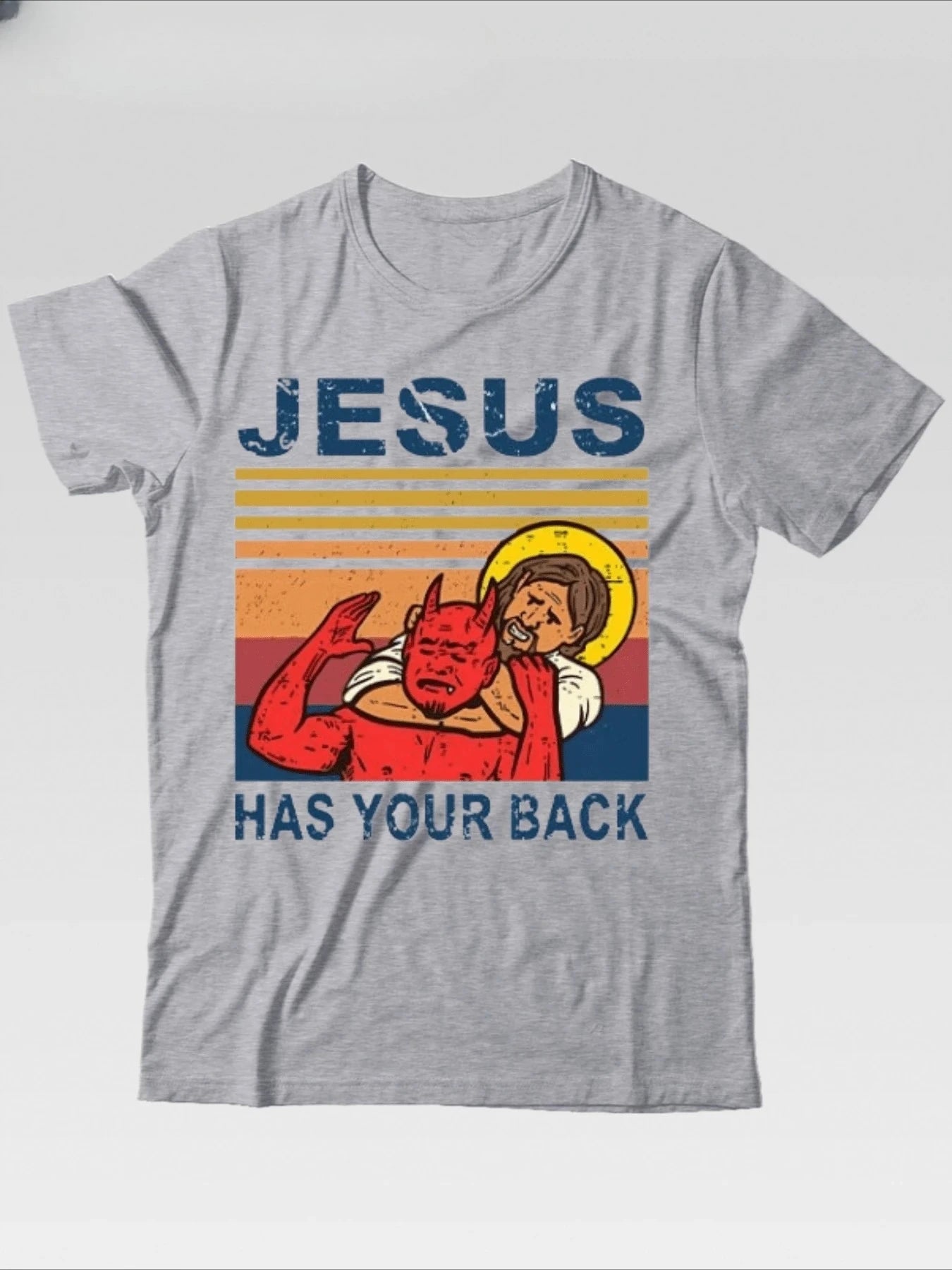 Jesus Has Your Back Christian Jiu Jitsu T-Shirt