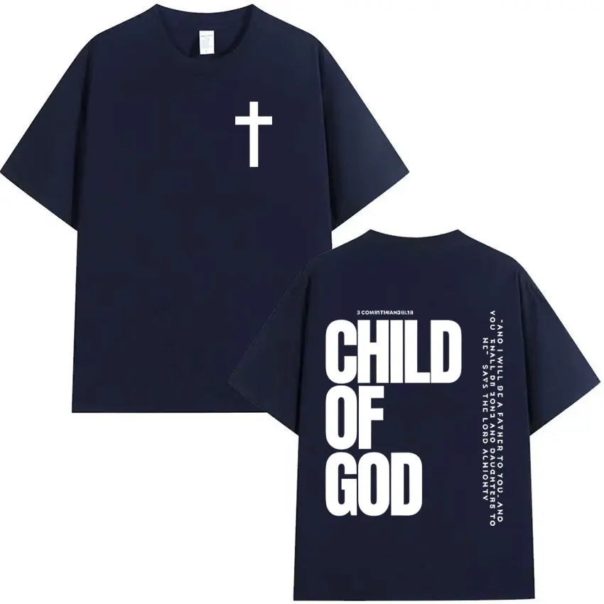 Child of God Inspirational Christian Streetwear T-Shirt