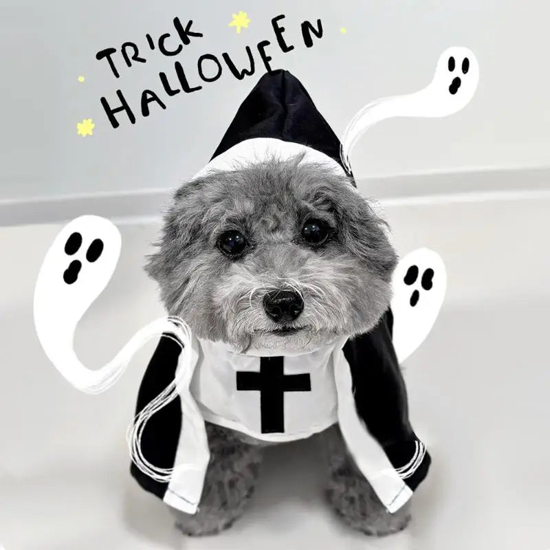 Jesus Nun Cross Christian Pet Costume | Cat & Dog Cosplay