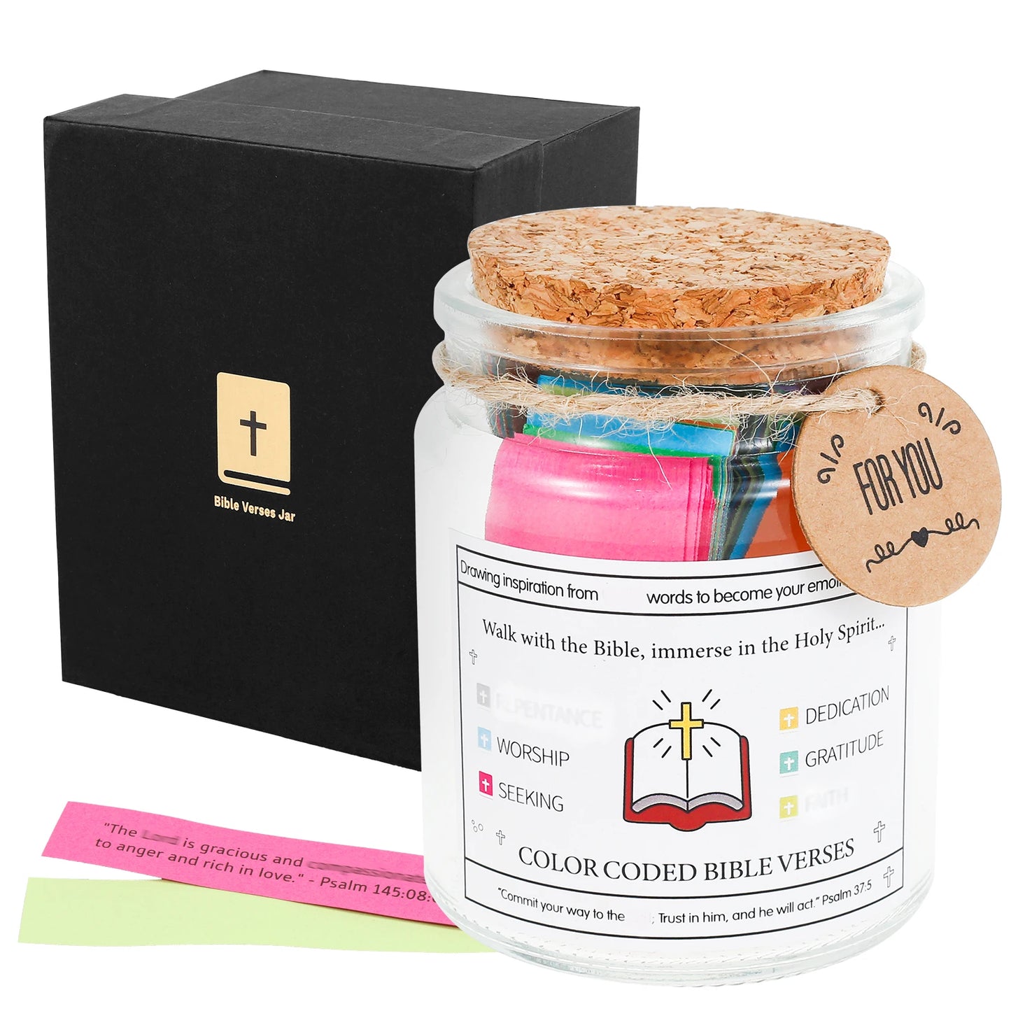 Christian Bible Verse Cards Gift Jar