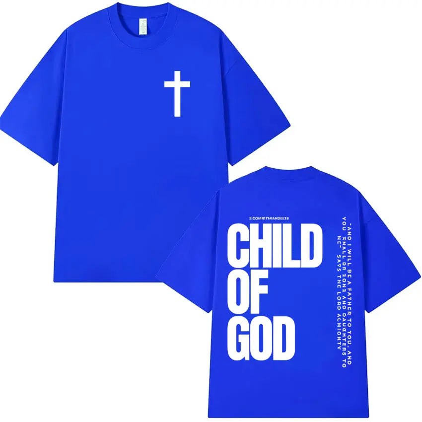 Child of God Inspirational Christian Streetwear T-Shirt