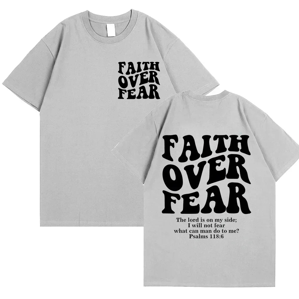 Faith Over Fear Christian Women's T-Shirt