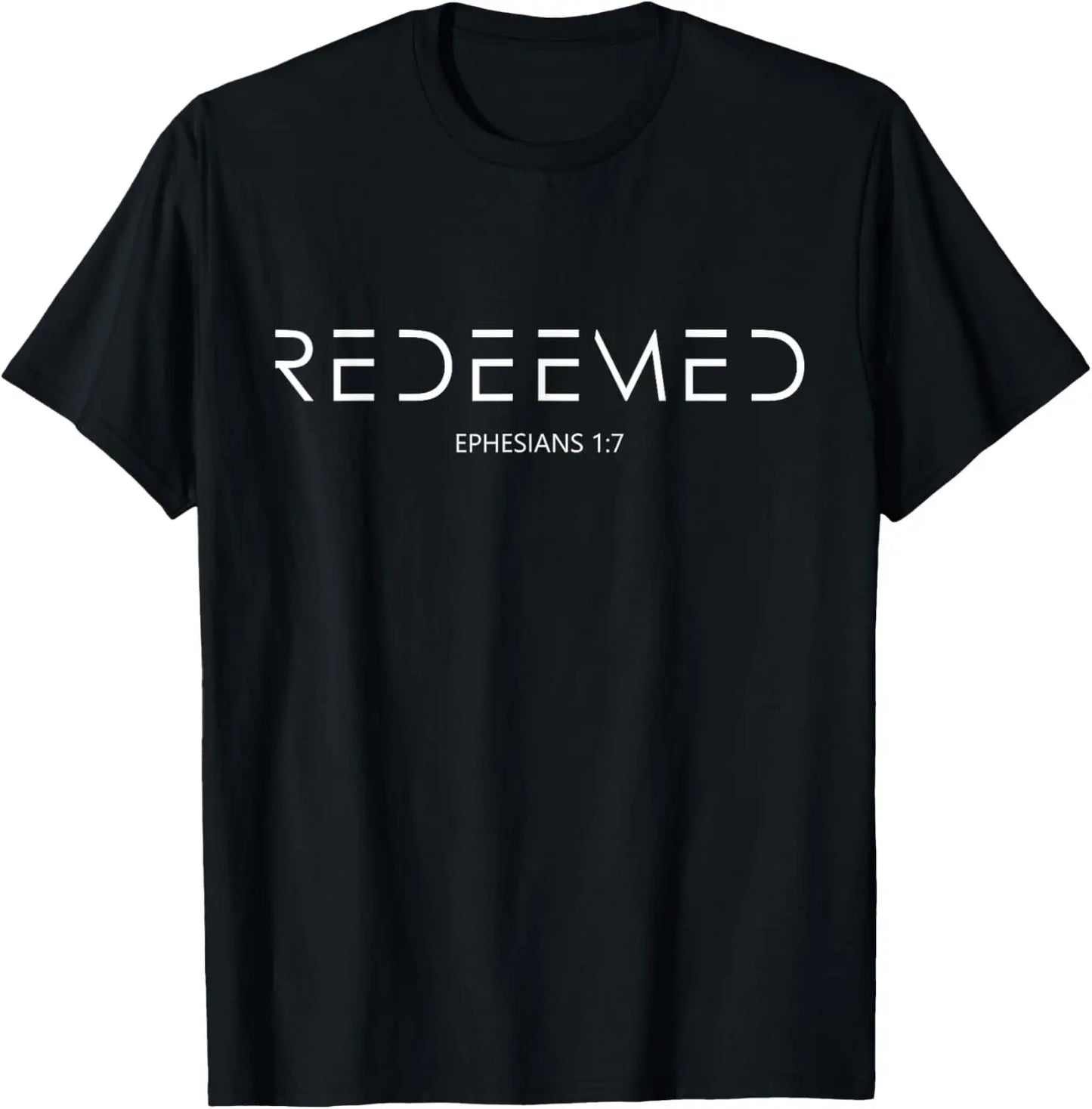 Ephesians 1:7 Redeemed Oversized Christian T-Shirt