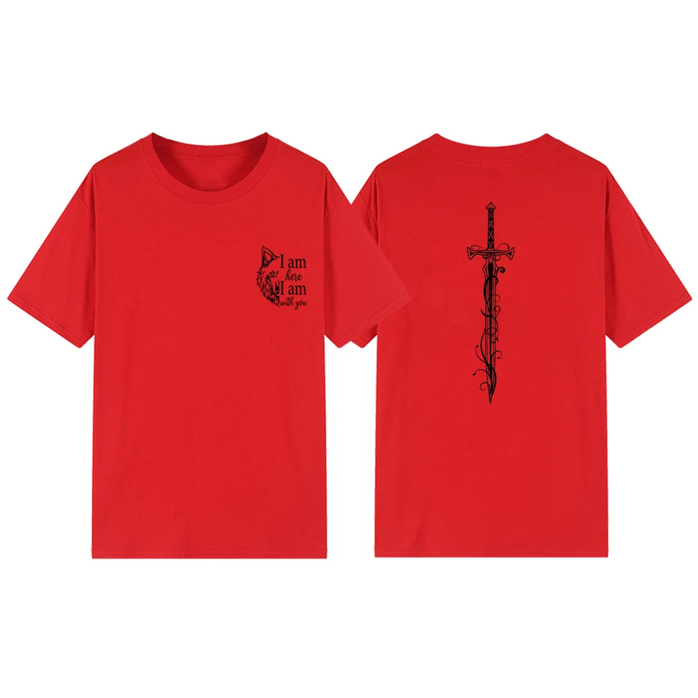 I Am Here I Am With You Christian Unisex T-Shirt
