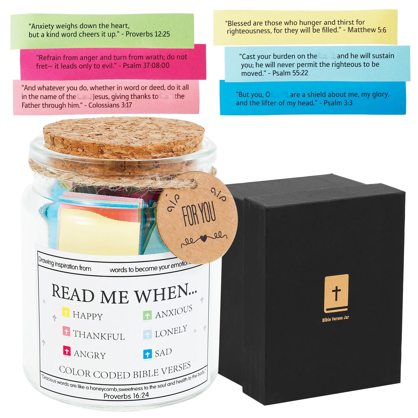 Christian Bible Verse Cards Gift Jar