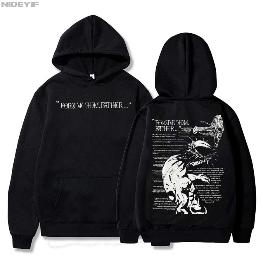 Forgive Them Father Christian Hoodie | Bible Verse Streetwear