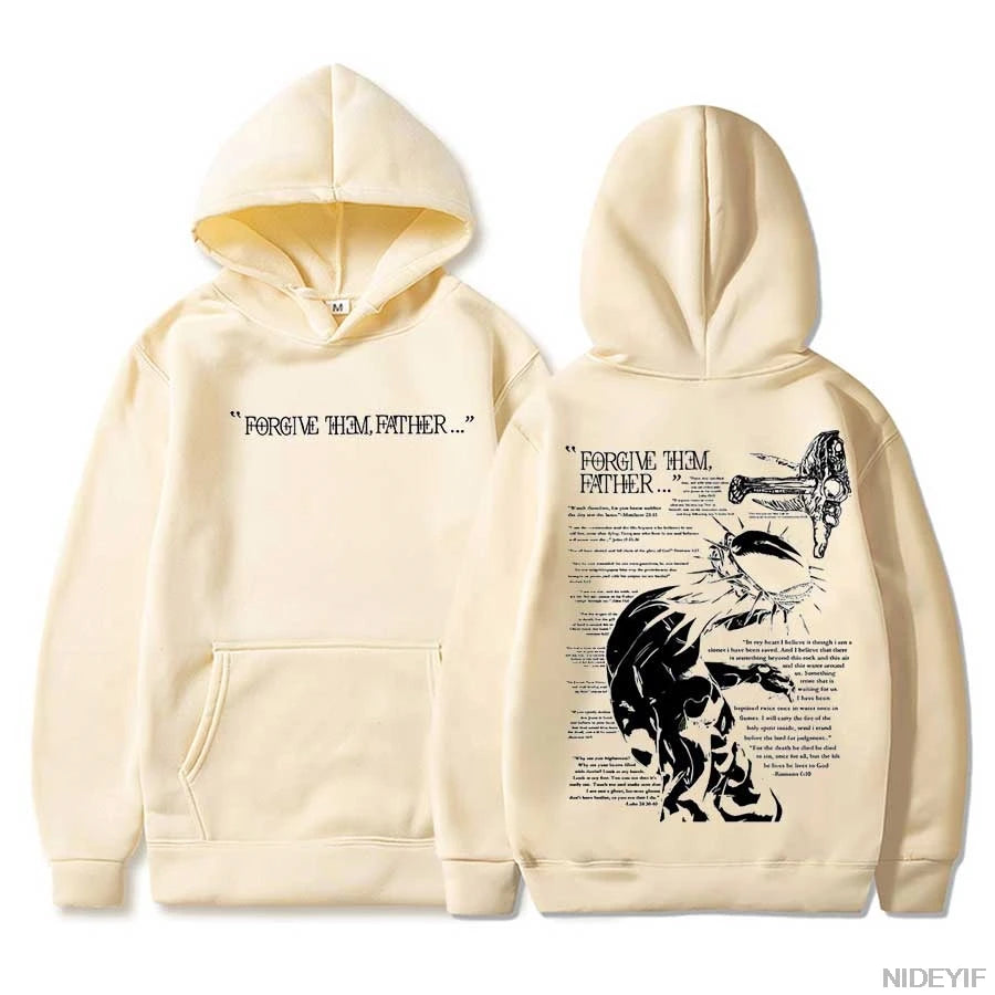 Forgive Them Father Christian Hoodie | Bible Verse Streetwear