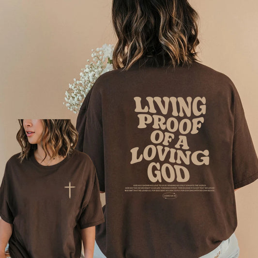 Aesthetic Brown Jesus Bible Verse Christian T-Shirt