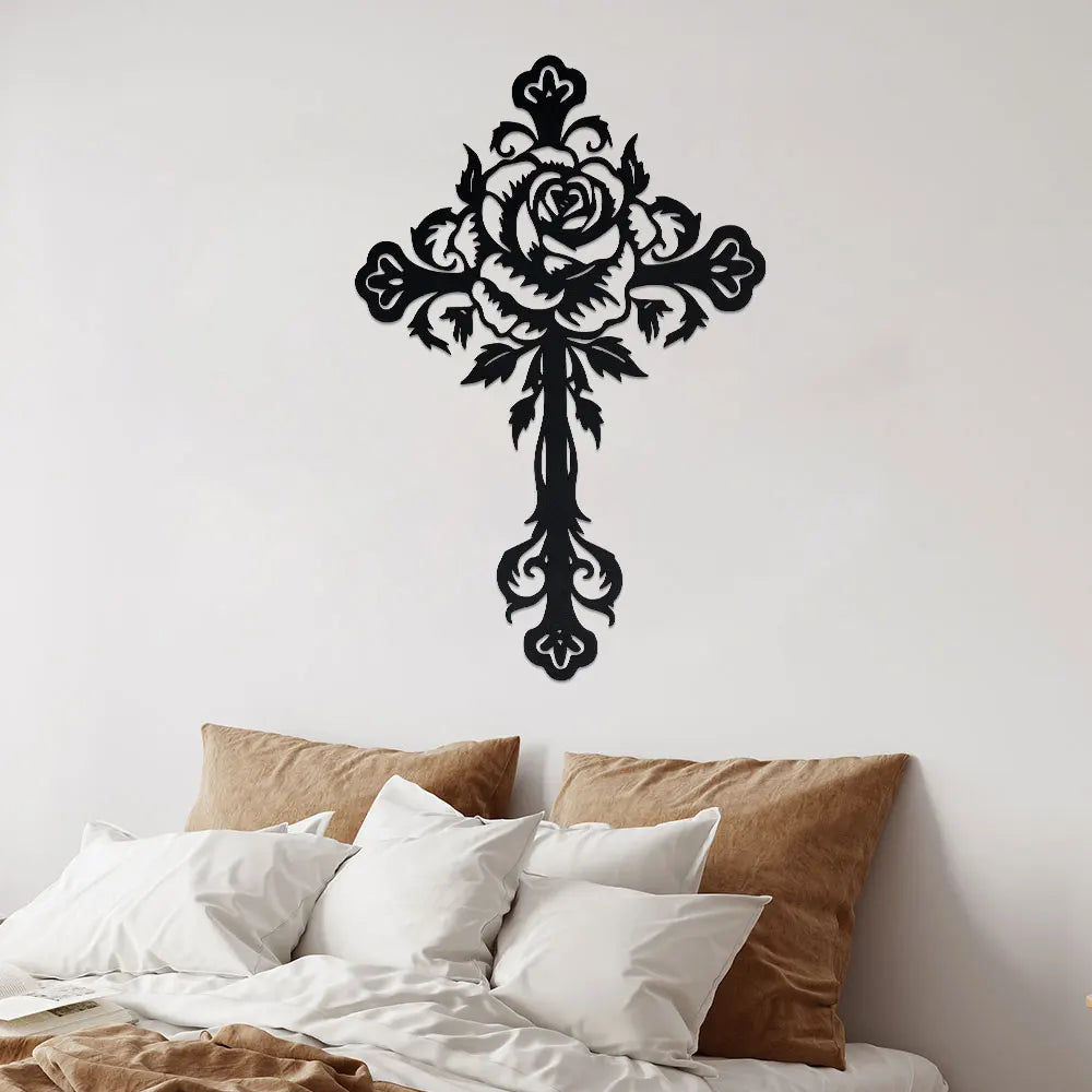 Premium Christian Metal Cross Wall Decor