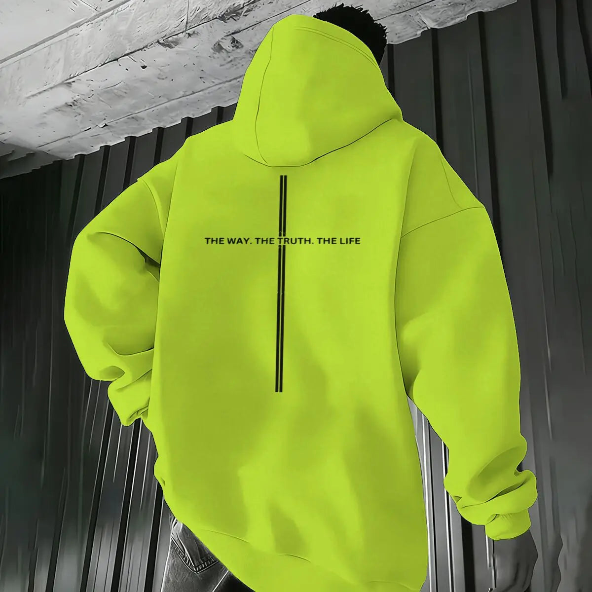 The Way The Truth The Life Luminous Christian Hoodie | Unisex