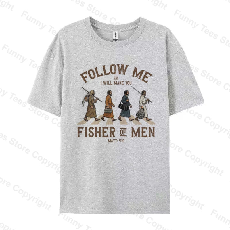 Fisher of Men Retro Graphic Christian T-Shirt