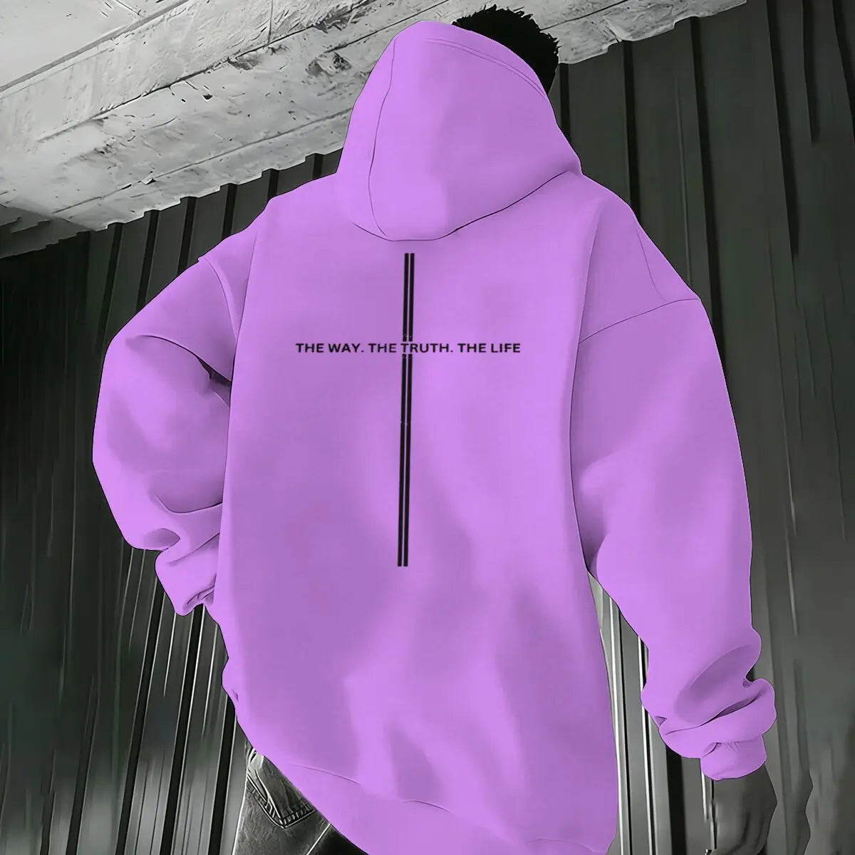 The Way The Truth The Life Luminous Christian Hoodie | Unisex