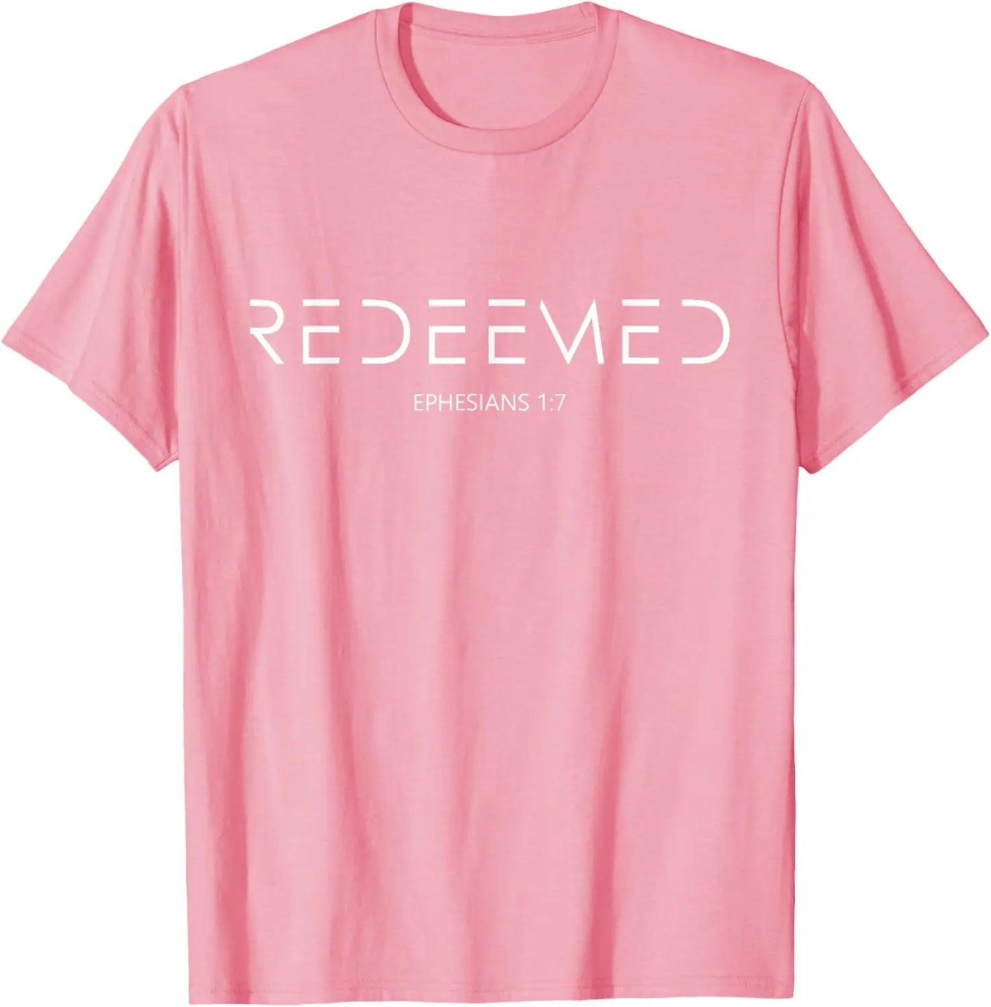 Ephesians 1:7 Redeemed Oversized Christian T-Shirt