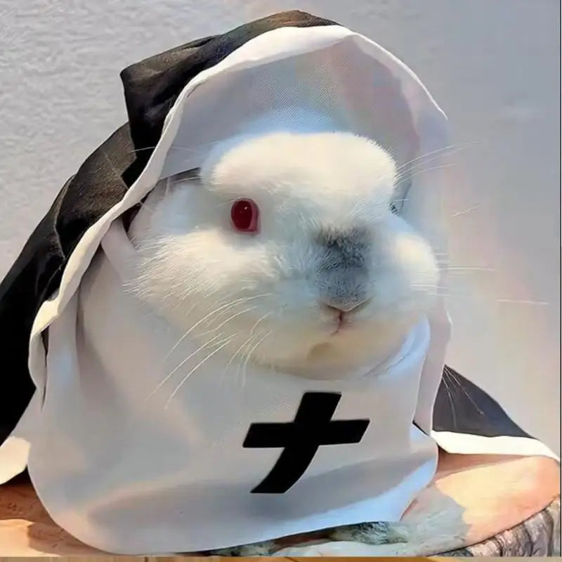 Jesus Nun Cross Christian Pet Costume | Cat & Dog Cosplay