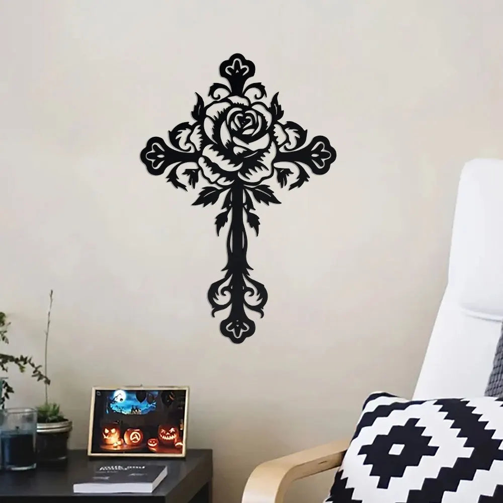 Premium Christian Metal Cross Wall Decor